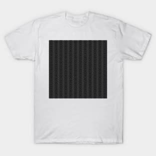 black and white wave T-Shirt